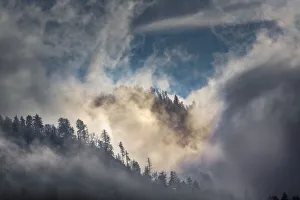 Inspirational Prints: Mist and sunlight in the mountains, Great Smoky Mountain National Park, Tennessee