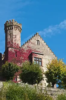 Images Dated 6th October 2010: The Mittelburg (Middle Castle) in Neckarsteinach, Germany
