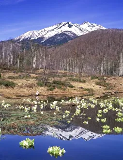 Nagano Prints: Mizubasho & Mt. Norikura, Ichinose, Nagano, Japan