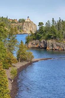 Images Dated 22nd September 2016: MN, Lake Superior North Shore, Split Rock Lighthouse; 1910