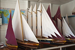 Model boat building, Bequia, St. Vincent & The Grenadines
