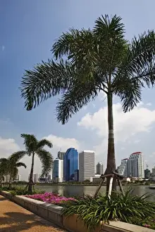 Images Dated 26th February 2006: Modern Bangkok skyline from Queen Sirikit Convention Center