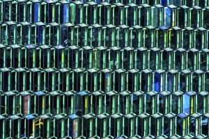Concert Hall Prints: Modern glass abstract background concert hall, Reykjavik, Iceland