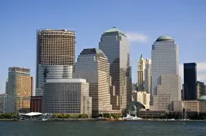 Images Dated 4th October 2008: Modern office buildings, skyscrapers along lower West Side in New York City, New York, USA