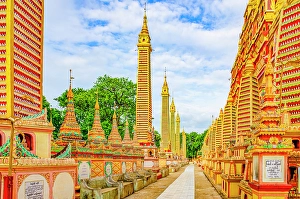 Images Dated 3rd June 2024: Mohnyin Thambuddhei Paya, Monywa