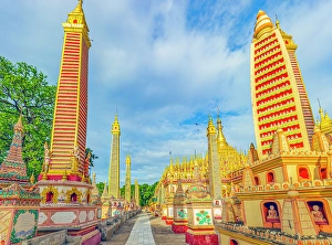 Images Dated 3rd June 2024: Mohnyin Thambuddhei Paya, Monywa