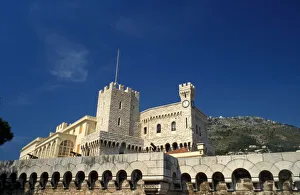 Azure Prints: Monaco, Cote d Azur, Princes Palace