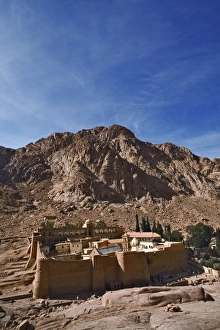 Images Dated 1st February 2006: Monastery of St Catherine located at the foot of Mount Moses, in the Sinai of Egypt
