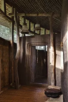 Amhara Prints: The monastery Ura Kidane Meret, Zege peninsula of Lake Tana in Ethiopia