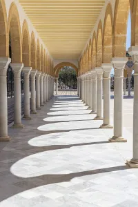 Grave Prints: Monastir, Tunisia. Outside colonnade at the Bourguiba Mausoleum