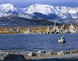 Mono Basin Prints: Mono Lake Tufa State Natural Reserve, California. Usa. Tufa Formations & Mono Lake