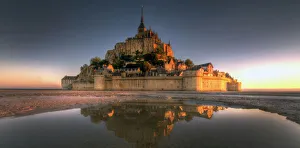Images Dated 24th October 2020: Mont Saint-Michel on the Normandy coast of France