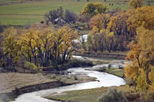 Images Dated 19th October 2007: Montana. Overlooking the Yellowstone River, Little Bighorn Battlefield National Monument