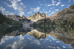 Subalpine Prints: Monte Verita Peak mirrored in still waters of Baron Lake