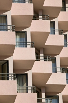 Montenegro, Becici. Becici Beach, Coastal Hotel Resort Detail