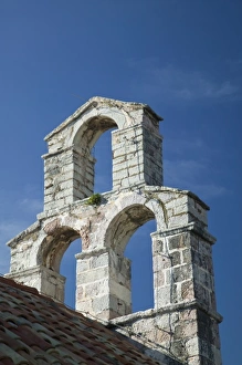 Images Dated 13th May 2007: Montenegro, Budva. Budva Old Town / Stari Grad, Church Detail