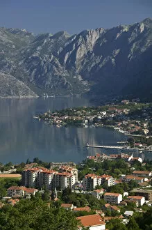 Images Dated 14th May 2007: MONTENEGRO, Kotor. Bay of Kotor / Southern Europes Deepest Fjord / Town View
