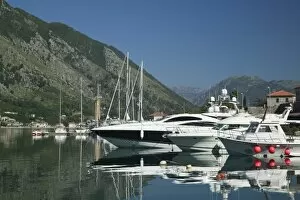 Images Dated 14th May 2007: Montenegro, Kotor. Bay of Kotor / Southern Europes Deepest Fjord / Yacht Marina
