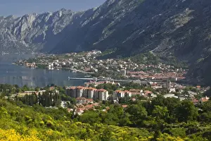 Images Dated 14th May 2007: MONTENEGRO, Kotor. Bay of Kotor / Southern Europes Deepest Fjord / Town View