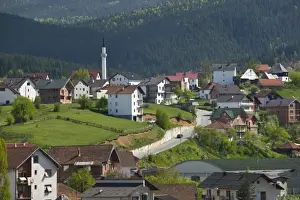 Images Dated 12th May 2007: Montenegro, Rozaje. Alpine Ski Resort Town View / Springtime