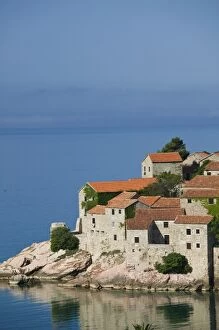 Images Dated 15th May 2007: Montenegro, Sveti Stefan. Coastal Montenegran Resort Island