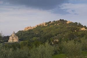 Images Dated 28th September 2006: Montepulciano, Tuscany, Italy. Church of San Biagio at left