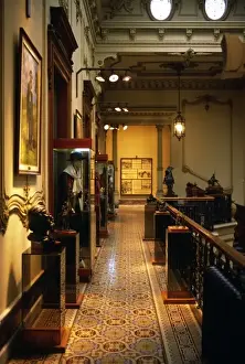 Montevideo, Uruguay, Interior of the Museo del Gaucho y de la Moneda or Museum of the Gaucho