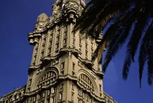 Palacio Salvo Prints: Montevideo, Uruguay, The Palacio Salvo on Plaza Independencia