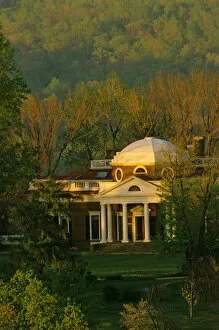 Images Dated 16th November 2006: Monticello, Home of Thomas Jefferson, Albemarle County, Virginia, USA
