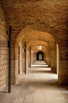 Images Dated 21st June 2024: Montjuic Castle old military fortress on Montjuic Mountain overlooking the city