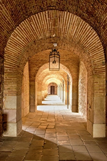 Images Dated 21st June 2024: Montjuic Castle old military fortress on Montjuic Mountain overlooking the city