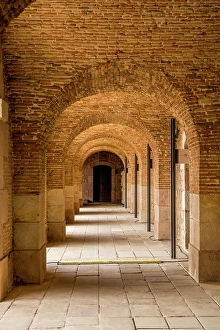 Images Dated 21st June 2024: Montjuic Castle old military fortress on Montjuic Mountain overlooking the city