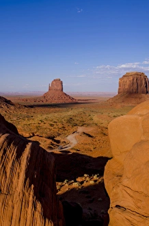 Sandstone Prints: Monument Valley Navajo Tribal Park, Monument Valley, Utah, USA
