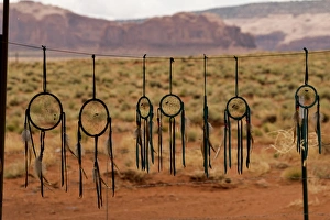 Mystical Prints: Monument Valley, Utah, United States. Native American dream catchers for sale