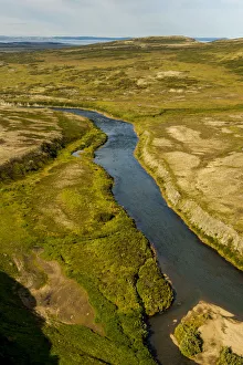 Katmai Prints: Moraine Creek (River), Katmai National Park and Reserve, Alaska, USA
