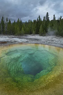 Prints of Morning Glory Pool, Yellowstone National Park USA Prints: Morning Glory Pool, Yellowstone National Park
