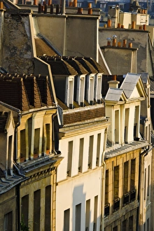 Private Prints: Morning light on houses in the Latin Quarter, Paris, France