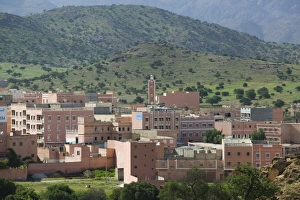 Images Dated 22nd March 2006: MOROCCO, Anti Atlas, AIT BAHA: Town View