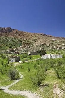 MOROCCO, Anti Atlas, Road to TAFRAOUTE: AIT ABDALLAH village