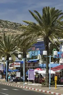 MOROCCO, Atlantic Coast, AGADIR: Along the Beach Agadir Beach Corniche