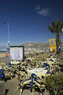 Corniche Prints: MOROCCO, Atlantic Coast, AGADIR: Along the Beach Corniche