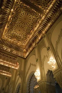 Images Dated 29th March 2006: MOROCCO, Atlantic Coast, CASABLANCA: Hassan II Mosque, Interior Detail