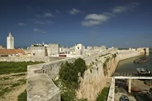Images Dated 28th March 2006: MOROCCO, Atlantic Coast, EL, JADIDA: Cite Portugaise / Portuguese Fortress, Fortress View