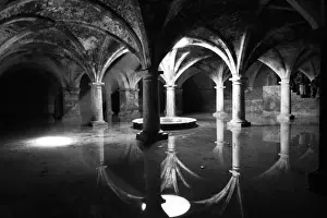 Black And White Prints: MOROCCO, Atlantic Coast, EL, JADIDA: Cite Portugaise / Portuguese Fortress