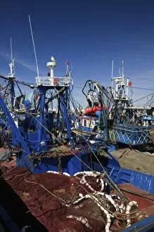 MOROCCO, Atlantic Coast, ESSAOUIRA: Fishing Fleet