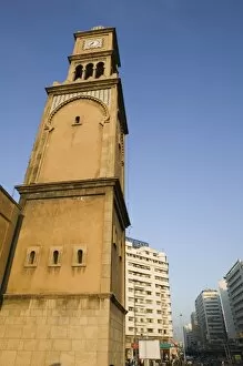 Images Dated 3rd March 2006: MOROCCO, Casablanca: Ancienne (old) Medina, Clock Tower