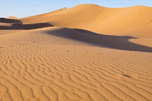 Morocco Gallery: Morocco, Erg Chegaga (or Chigaga) is a Saharan sand dune (approximately 40 km to 15 km wide)