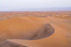 Morocco. Erg Chegaga (or Chigaga) is a Saharan sand dune (approximately 40 km to