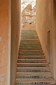 Rustic Prints: Morocco, Marrakech. Badii Palace detail