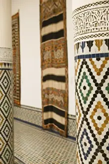 Marrakech Prints: MOROCCO, MARRAKECH: Musee de Marrakesh (housed in a restored 19th century riad: Dar